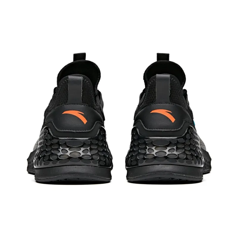 Anta C37 Series Cushioning Anti-Slip And Wear-Resistant Low-Top Running Shoes Blue Black-3