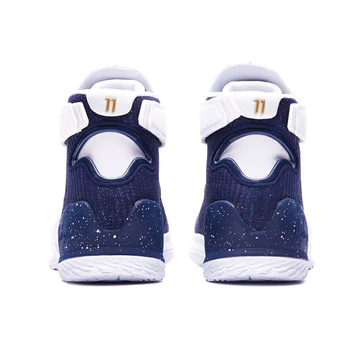 Anta KT3 Thompson Veteran's Day Breathable Cushioning Abrasion Resistant High Top Basketball Shoes Men's Blue White-3