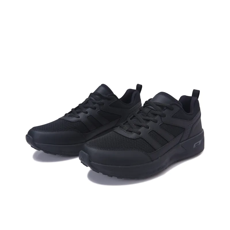 PEAK Tai Ji2.0 Cushioning Anti Slip Wear Resistant Breathability Low Top Training Shoes Men's All Black-3