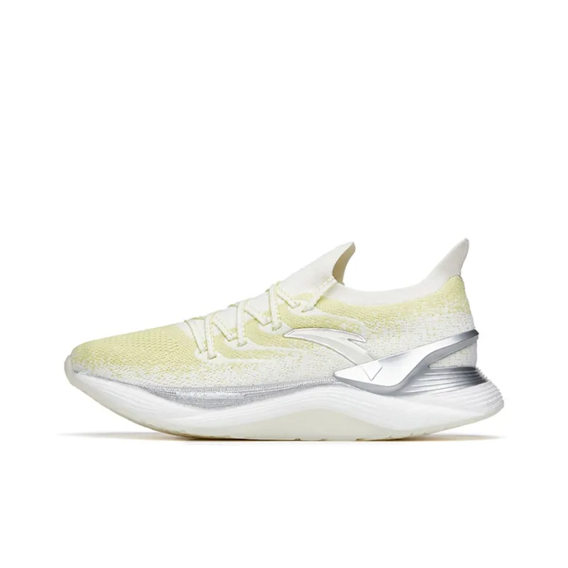 ANTA Chuang 2.0 Pro Running Shoes Men Low Top Yellow/Silver/White-0