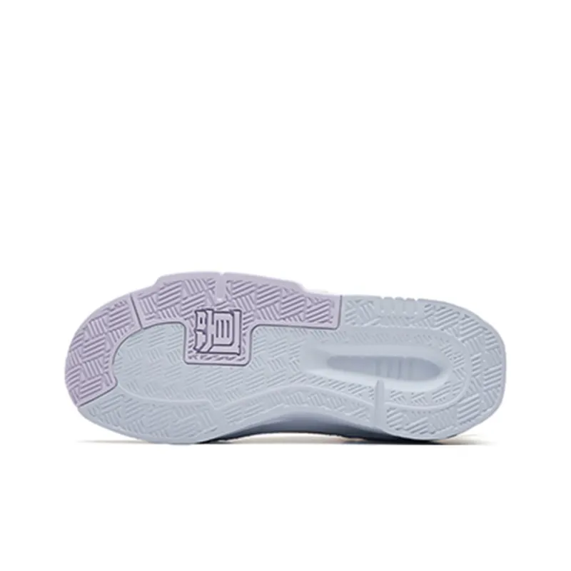 Anta Bastard 4 Anti Slip Wear Resistant Low Top Skateboard Shoes Women's Aquatic Blue-5