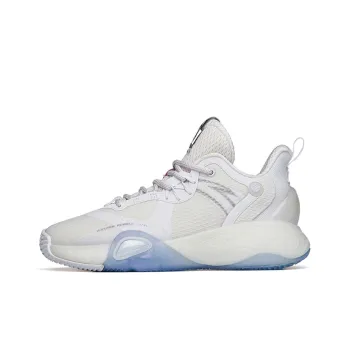 Anta Bubble Bomb Cushioned Slip Resistant Abrasion Resistant Low Top Performance Basketball Shoes Women's White