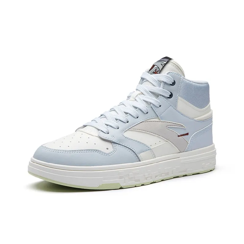 Anta Street Naughty Mid-Top Skateboard Shoes Men's White Gray-2