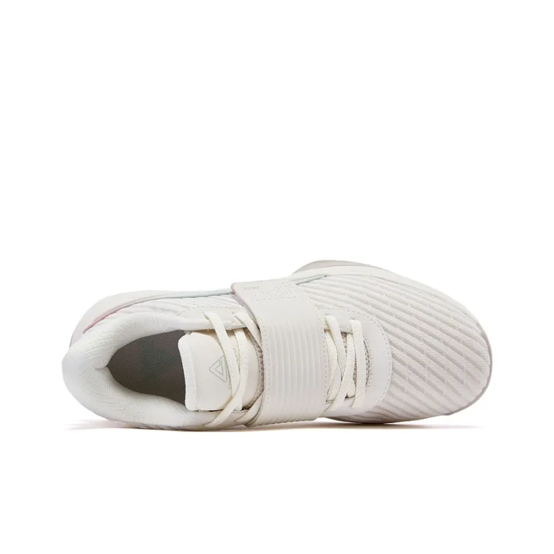 PEAK Spirit Snake Anti Slip Wear Resistant Low Top Basketball Shoes Men's White-3