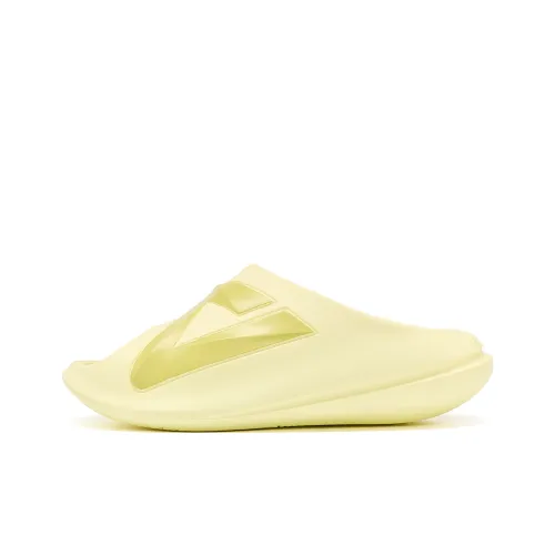 PEAK Statistic Sandals Slide Slippers Women's Cream Yellow