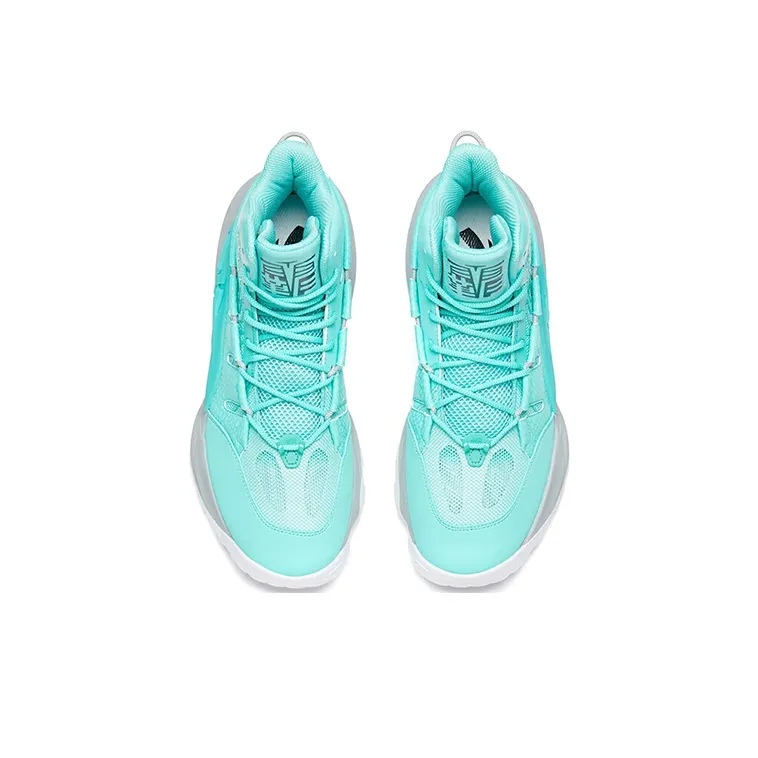 Anta Tyrannical High-Top Basketball Shoes Men's Lake Blue-2