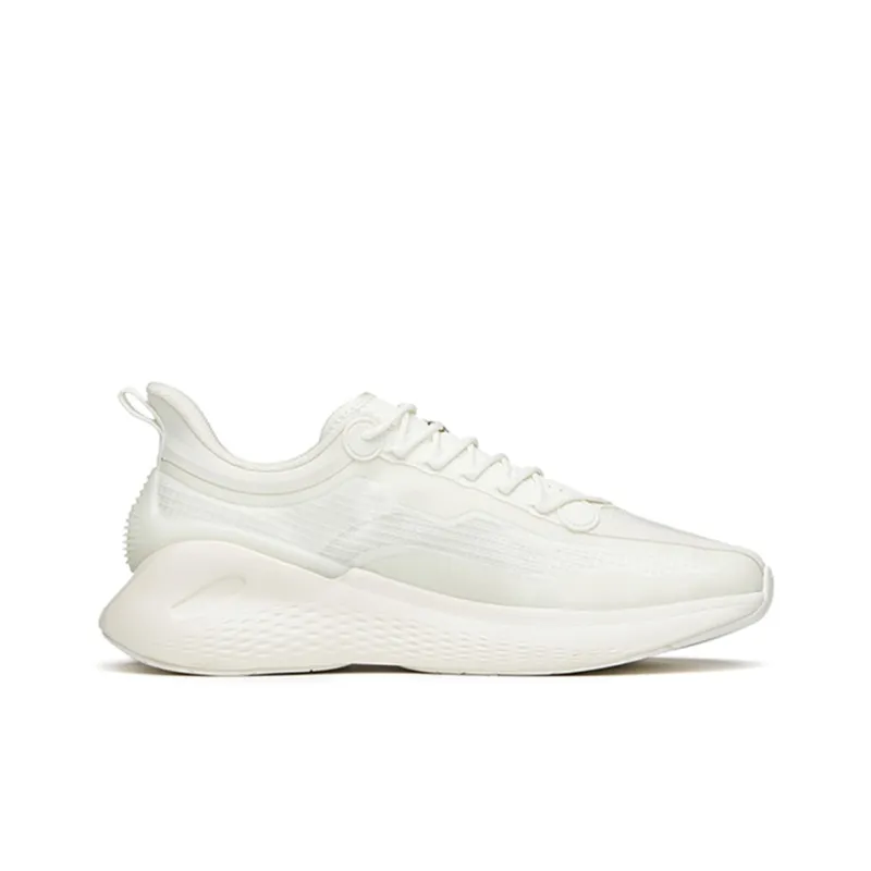 Anta Breaking Wind Cushioned Anti-Slip And Wear-Resistant Lightweight Low-Top Running Shoes Men's Ivory White-1