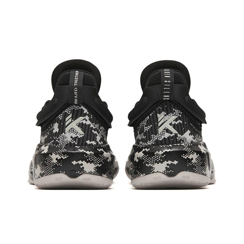 ANTA KT8 Basketball Shoes Men High-Top Black Camouflage - POIZON