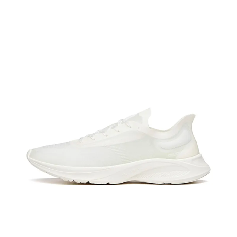 Anta Hydrogen Runner Zero Wear-Resistant Slip-Resistant Low-Top Running Shoes Men's Ivory White-0