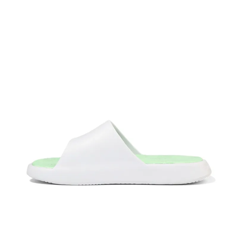 PEAK State Pole Classic Drag Slip Resistant Abrasion Resistant Slide Slippers Unisex White Green-1