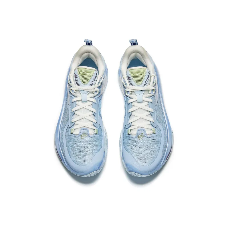 Anta GH5 Cushioning Rebound Low Top Basketball Shoes Men's Sky Blue-3