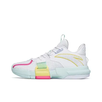 Anta Craze 1 Mid Top Performance Basketball Shoes Men's White