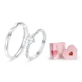 Couple Ring+Valentine's Day Box