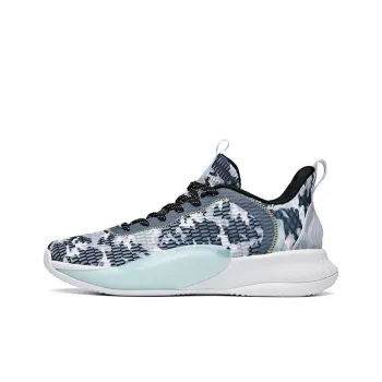 Anta Light Cavalry 6 Cushioning Anti Slip And Wear Resistant Low Top Basketball Shoes White Gray