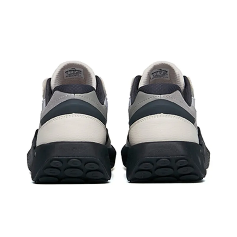 Anta Icing Anti-Slip Wear-Resistant Low-Top Sports Casual Shoes Men's Gray Black-4