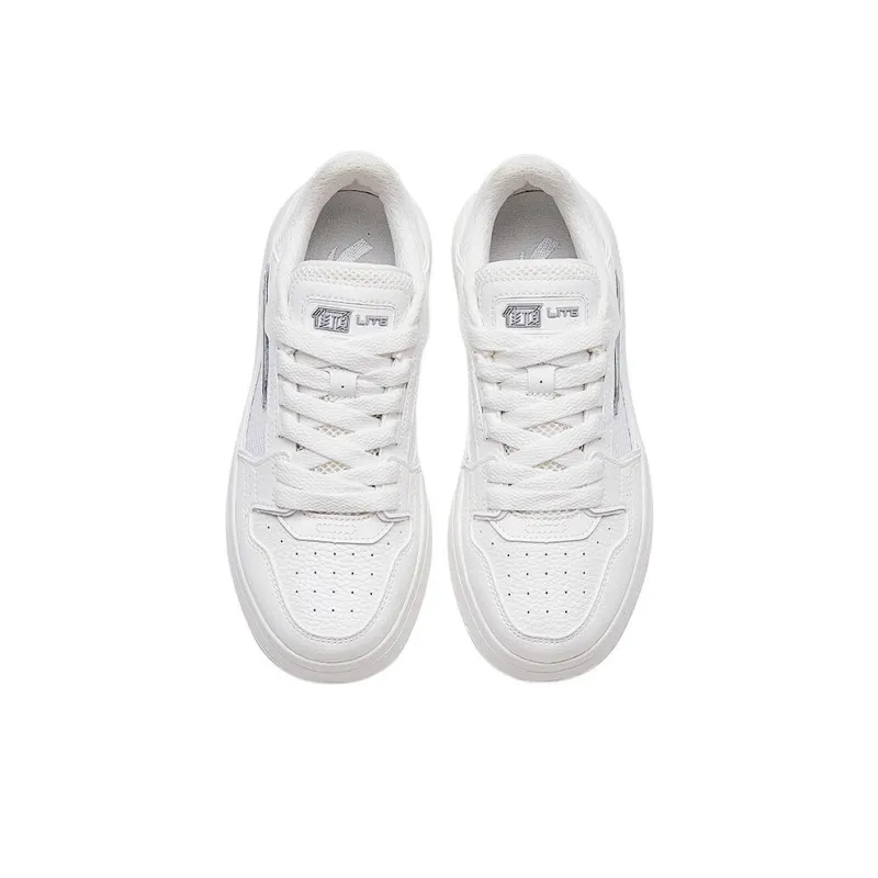 Anta Street Naughty Lite Anti Slip Wear Resistant Low Top Skateboard Shoes Women's White-1