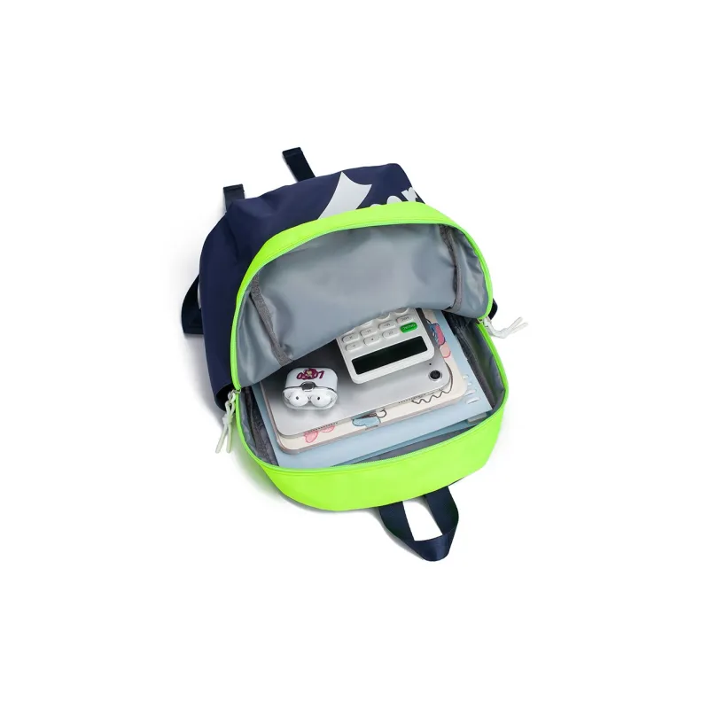 NOT ME Fabric Backpack Small Size Unisex Color Blocking Design-6