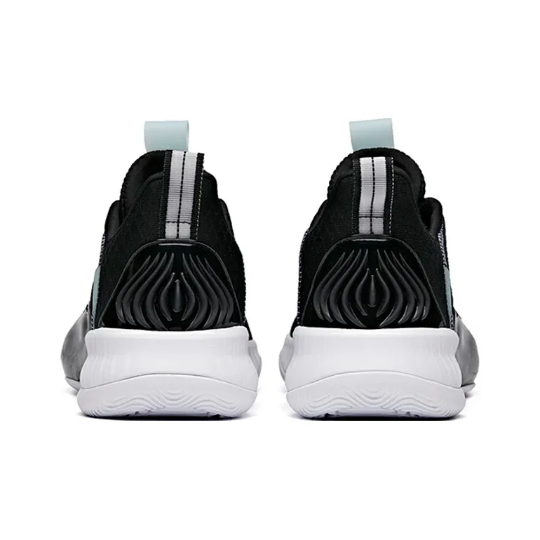 Anta Light Cavalry 6 Anti Slip Wear Resistant Low Top Performance Basketball Shoes Men's Black Luna-3