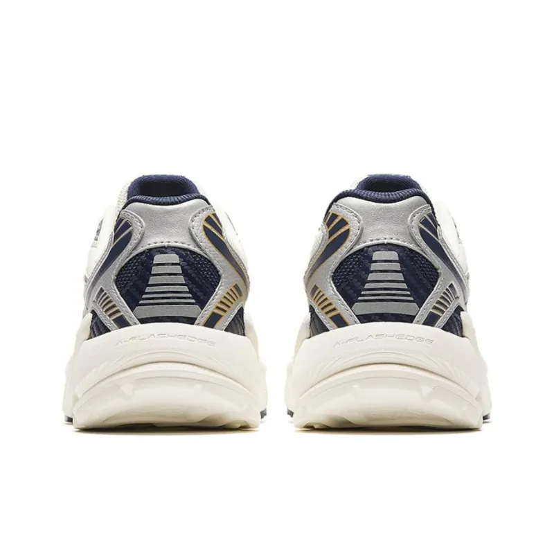 Anta Millennium 6 Breathable Lightweight Low Top Casual Shoes Women's Gray White-3