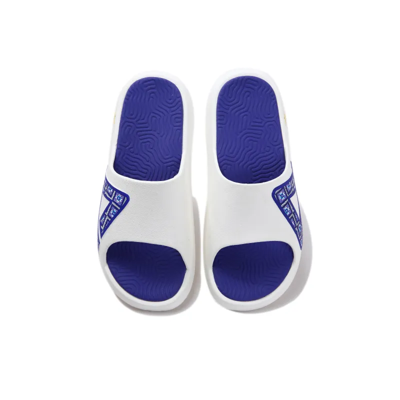 PEAK Tai Ji2.0 EVA Slip Resistant Odor Resistant Abrasion Resistant Slide Slippers Unisex Ivory Purple-3