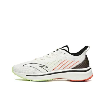 Anta MACH Mach 1.0 Low Top Running Shoes Men's White Black Orange