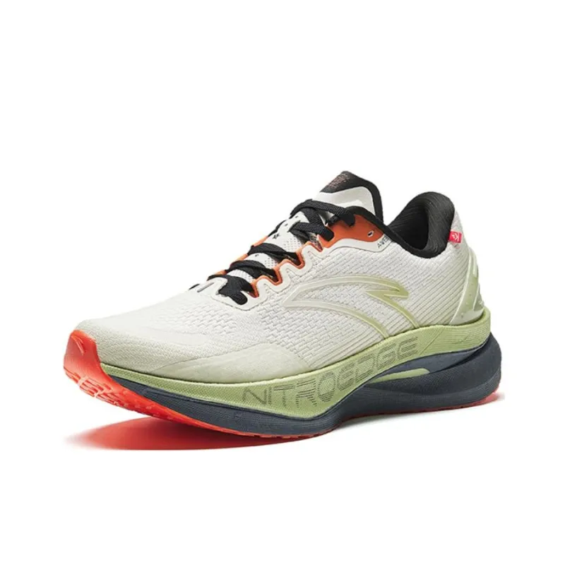 Anta Champion 2nd Gen Pro Anti Slip Wear Resistant Low Top Casual Running Shoes Men's White Green-1
