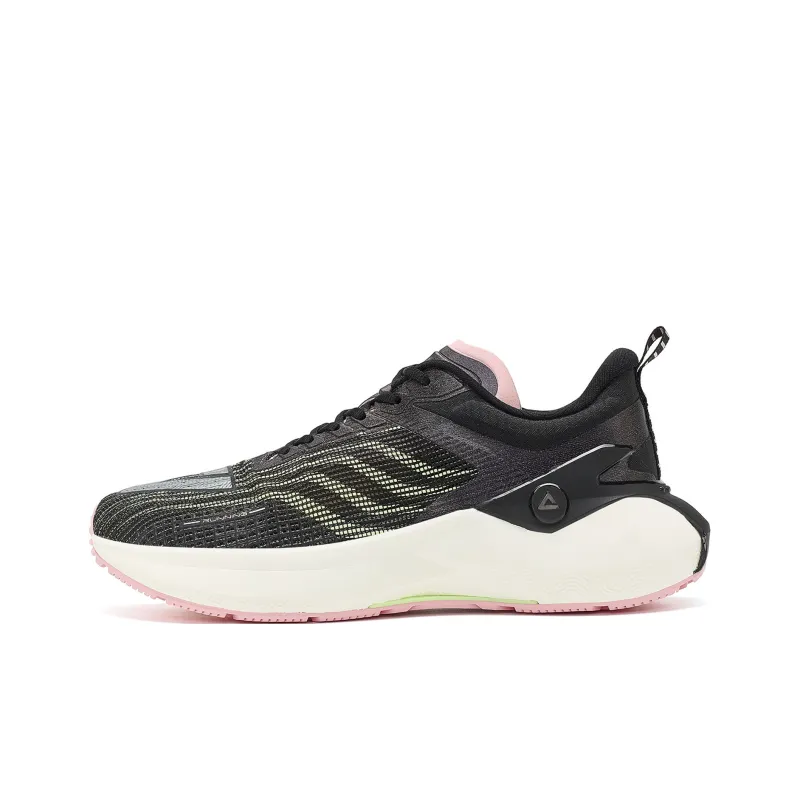 PEAK State Extreme 5.0 Pro Cushioning Wear Resistant Low Top Running Shoes Women's Black Pink-0