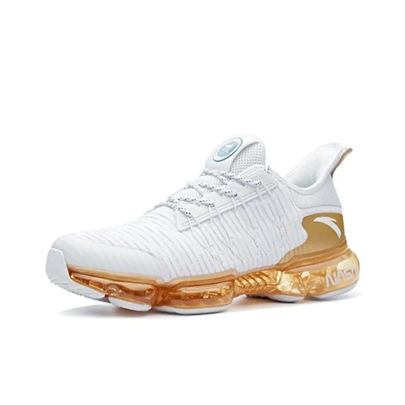 ANTA SEEED Running Shoes Men Low Top White/Gold-2