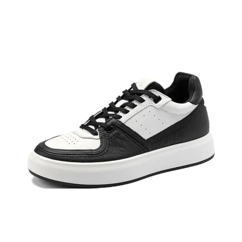 Ecco Street ACE Low-Top Skateboard Shoes Women's -Colors: Black/Gray/White-2