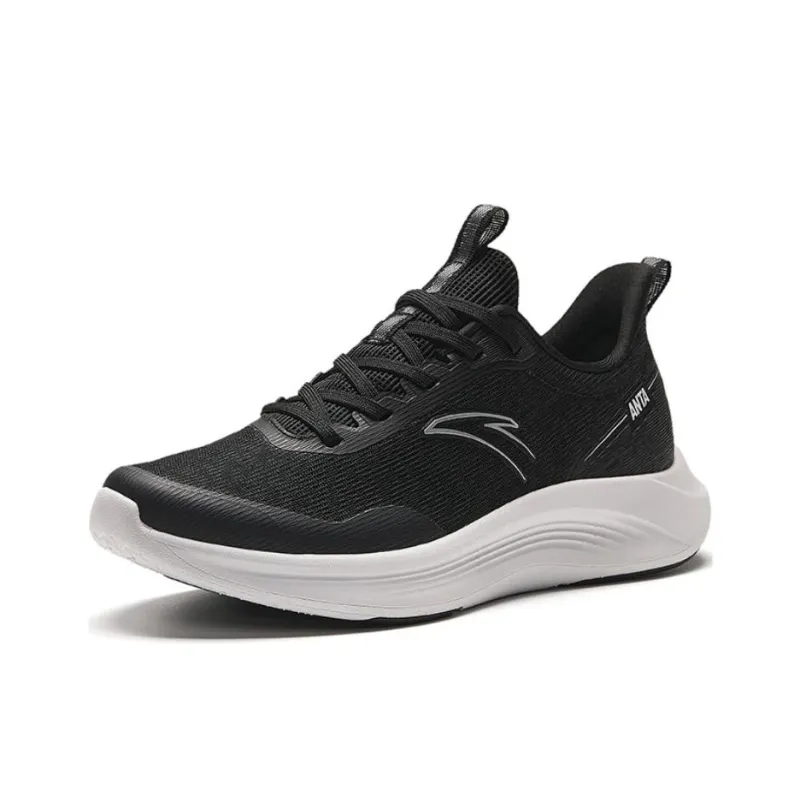 Anta Nebula Cushioning, Slip Resistant, And Abrasion Resistant Low Top Casual Running Shoes Women's Black-1