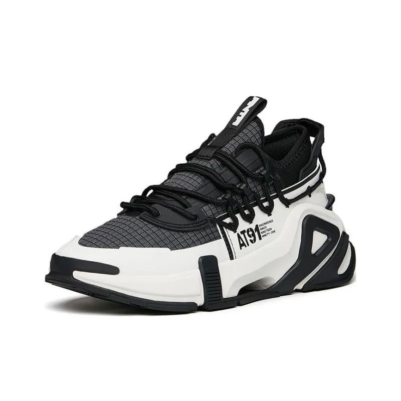 ANTA AT91 Casual Shoes Women's Low Top Black/White-2