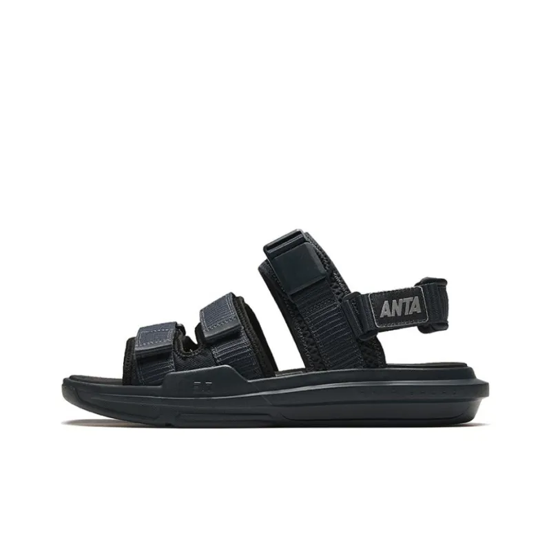 Anta Bastard Beach Sandals Men's Black-0