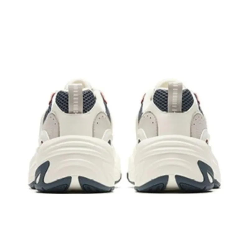 Anta Through Wear Resistant Low Top Casual Shoes Men's White Gray-3