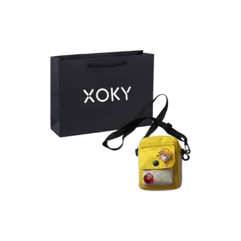 XOKY Canvas Shoulder Bag Mini Unisex Yellow/Red/Blue/Black