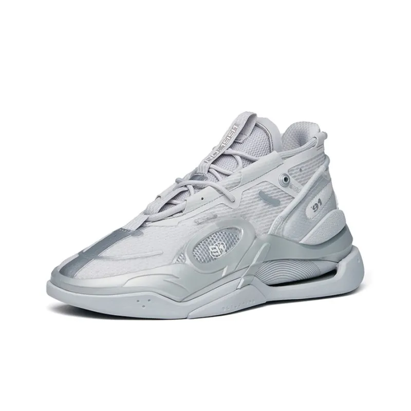 Anta AT91 Low Top Skateboard Shoes Men's Silver-1