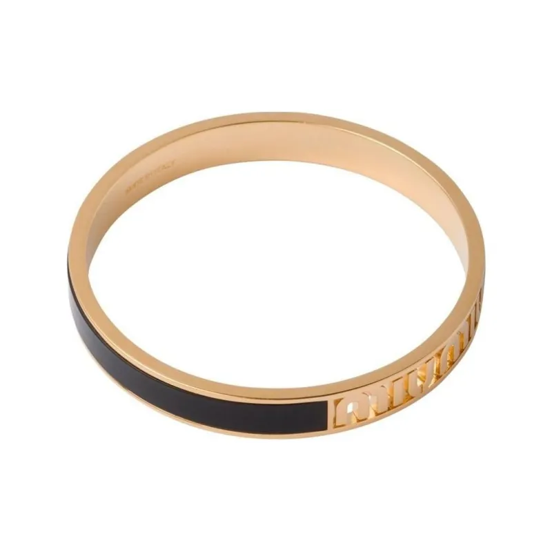 MIU MIU Logo plaque Enamel Bracelet-1