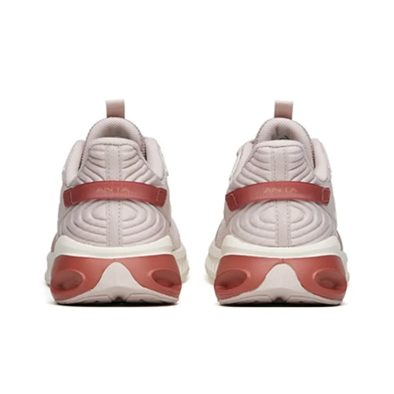 Anta Rocket 2.0 Cushioned Abrasion Resistant Slip Resistant Low Top Running Shoes Women's Lotus Gray-4
