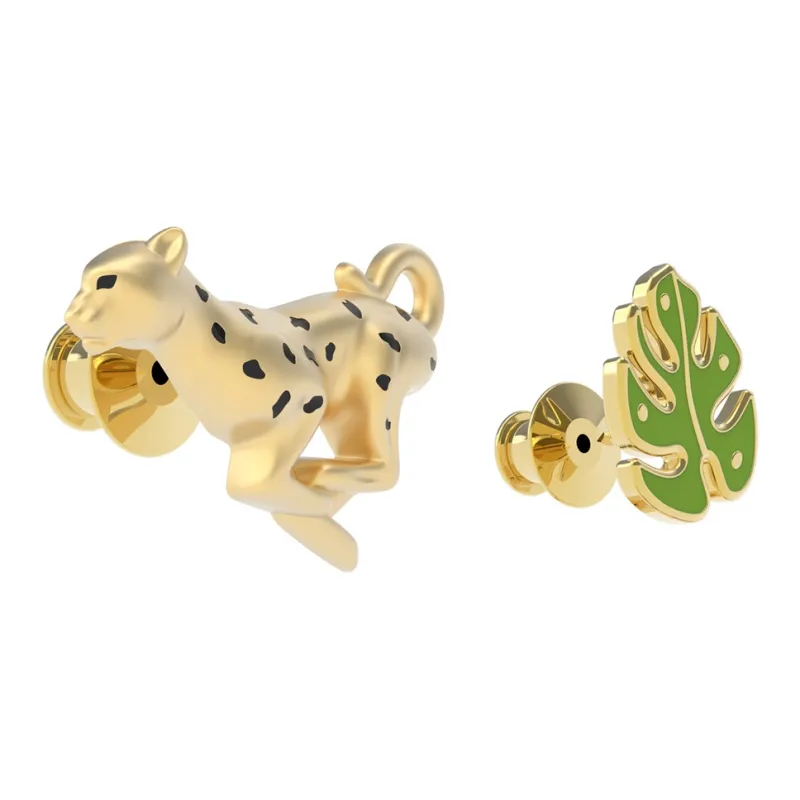 Meta[l]morphose BIG In Miniature Brooches Unisex Matte Gold-1