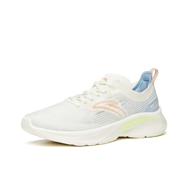 Anta Hydrogen Run III Cushioning Anti Slip And Wear Resistant Low Top Running Shoes Women's White Blue-1