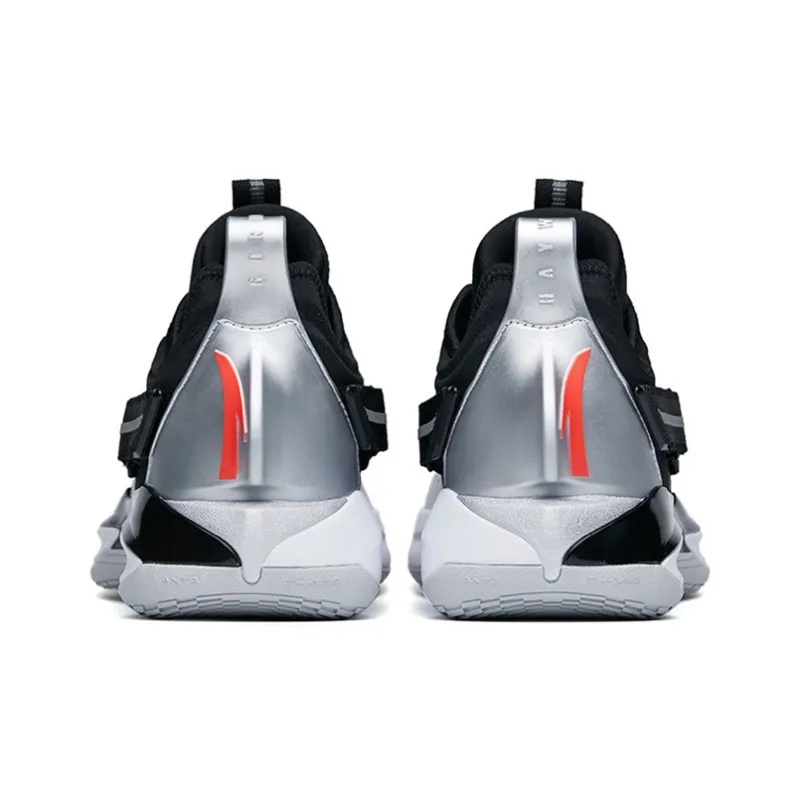 ANTA GH3 Basketball Shoes Men Low Top Black/White-3