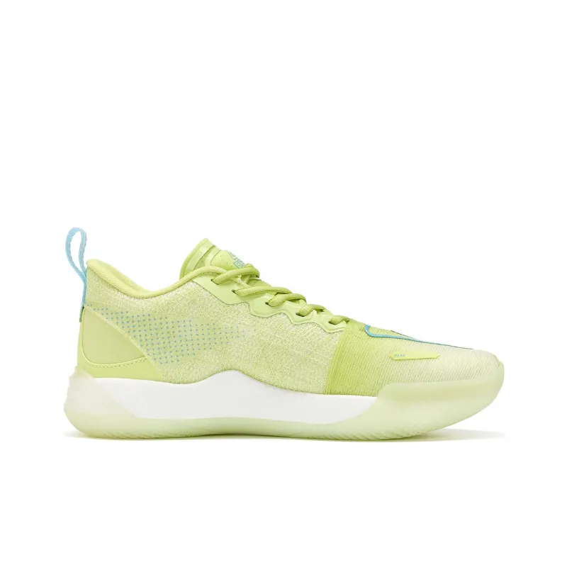 PEAK Surfing The Big Triangle 2.0 Anti Slip Wear Resistant Low Top Basketball Shoes Men's Fruit Green-1