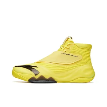 Anta KT6 KT 'Dragon' Durable Breathable High Top Basketball Shoes Yellow