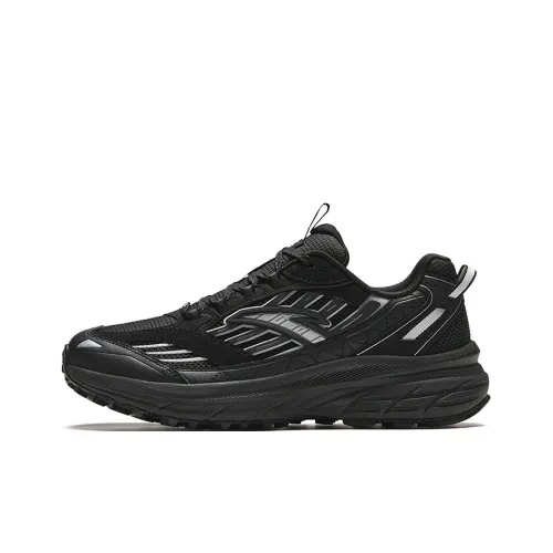 ANTA AT957 Running Shoes Men Low-Top Black/Silver