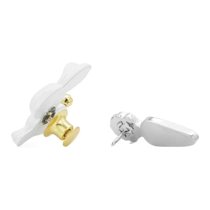 Meta[l]morphose BIG In Miniature Brooches Unisex Porcelain White-3