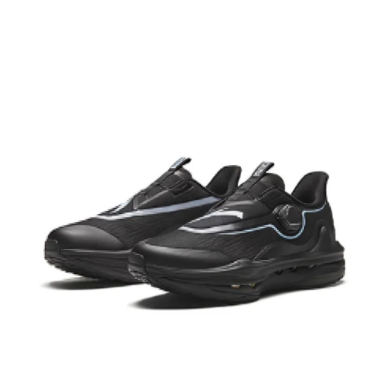 Anta Champion All-Weather Series Anti-Slip Wear-Resistant Low-Top Running Shoes Men's Black-2