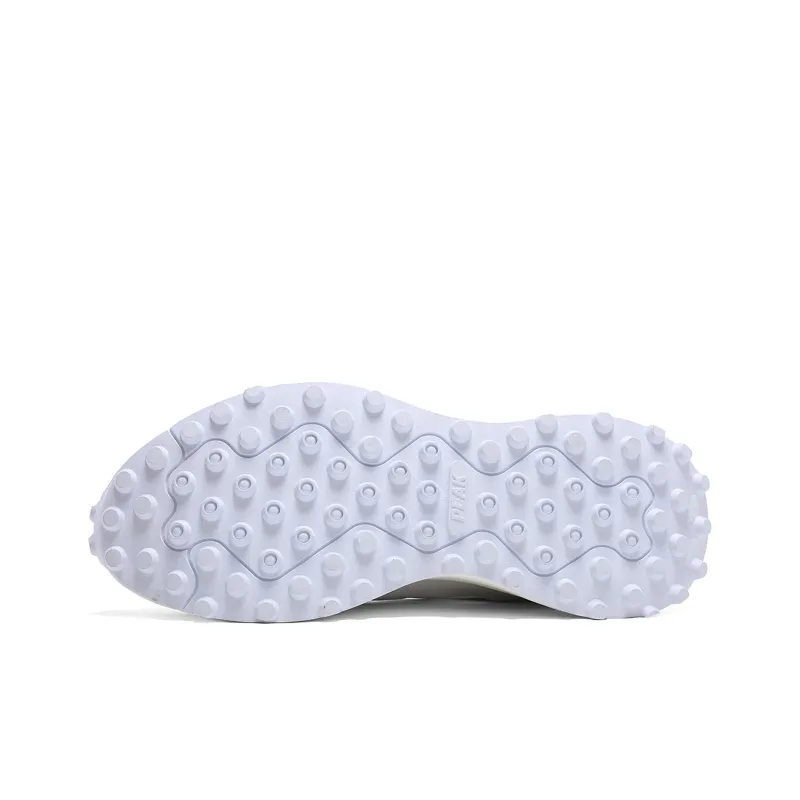 PEAK Flick 70s Shock Absorbers Slip Resistant, Abrasion Resistant, Lightweight Low Top Running Shoes Men's Gray White-5