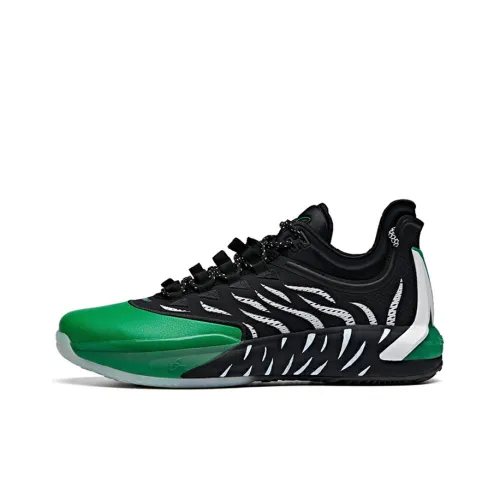 Anta GH1 Gordon Hayward Cushioning Wear Resistant Low Top Basketball Shoes Men's Black Green