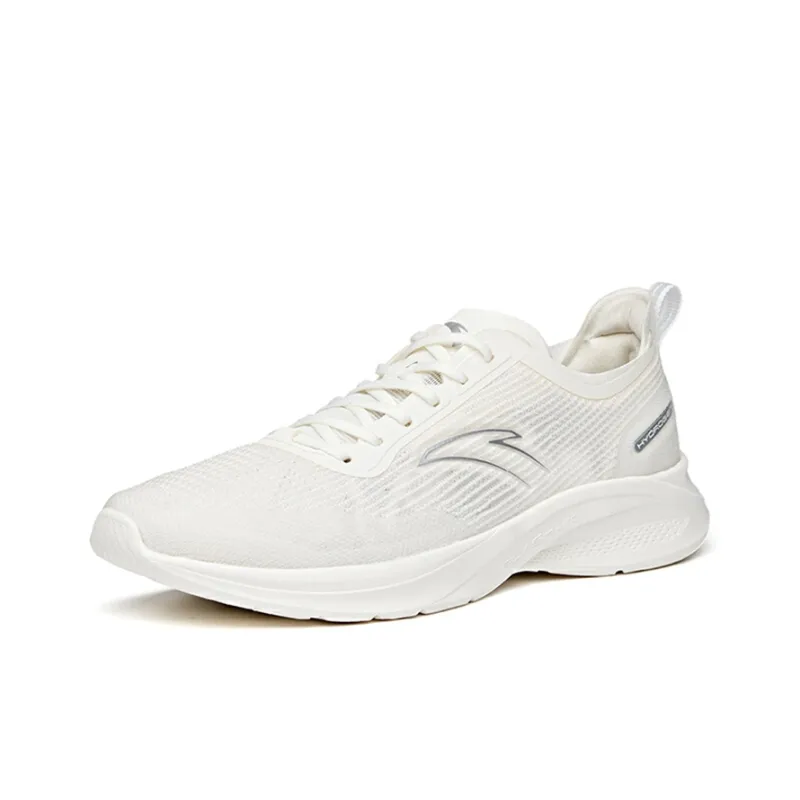 Anta Hydrogen Run III Shock Absorbers Slip Resistant, Abrasion Resistant, Breathable Low Top Running Shoes Men's White-1