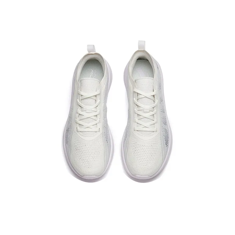 Anta Hydrogen Run III Breathable Low Top Running Shoes Women's White Purple-3