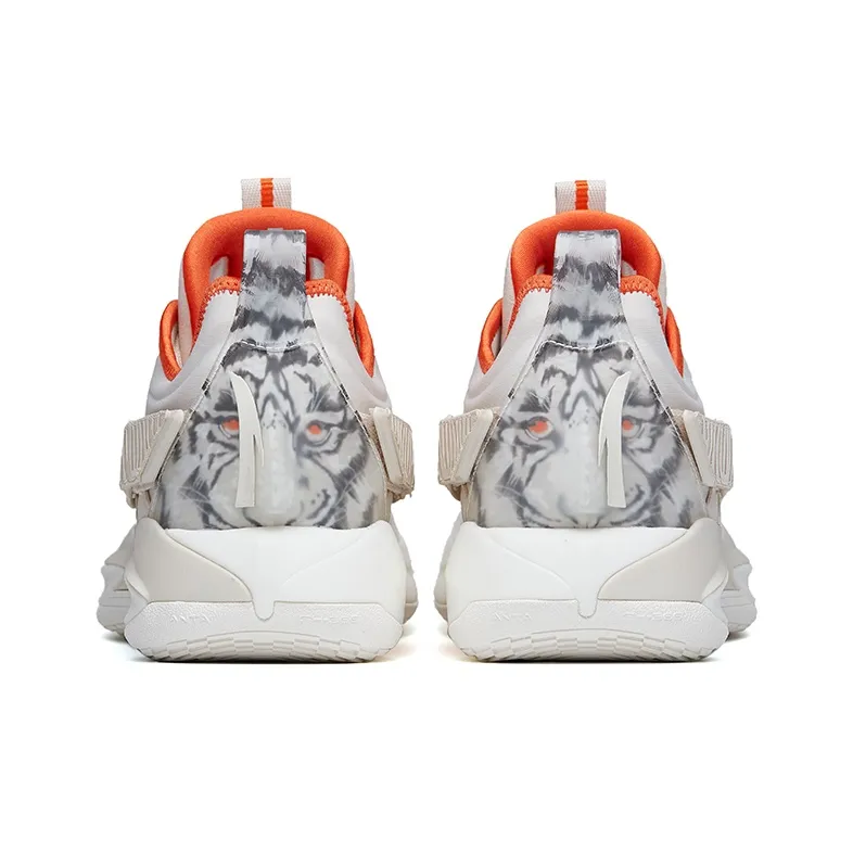 Anta GH3 Hayward 'CNY' Cushioning Anti-Slip And Wear-Resistant Low-Top Basketball Shoes Ecru-4